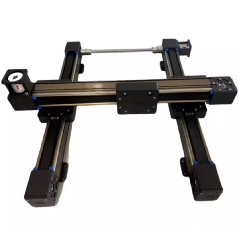 Yue Changsheng era's superior 45 synchronous belt linear belt module cross guide rail slide stepper motor servo 400MM effective stroke module 45CF model