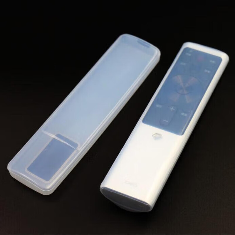 Suitable for remote control TV remote control protective cover TV remote control cover silicone protective cover remote control storage shell remote control shell cover HD transparent bear trumpet