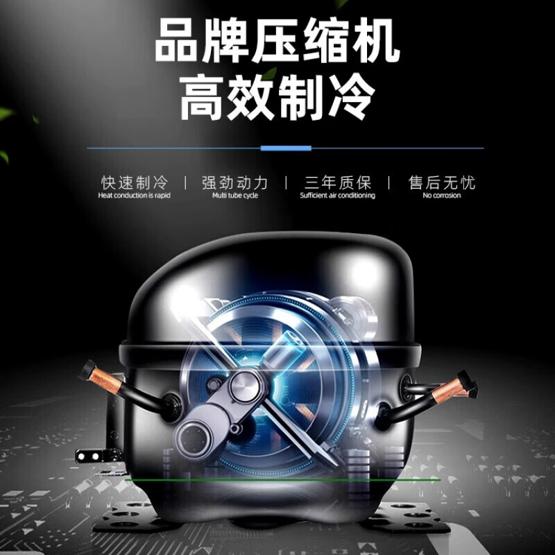 AUCMA Freezer Commercial Large Capacity Freezer Ultra Low Temperature -40 Degrees Refrigeration and Freezer Dual-Purpose Freezer Double Door Seafood Horizontal Refrigerator Seafood Quick Freezer -38 Degrees Deep Freezing丨Cell Level Freshness丨Power Saving and Silent丨430L