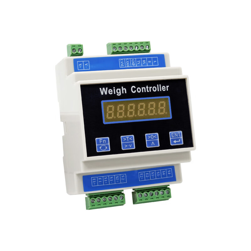 Yue Changsheng guide rail 4-way weight transmitter weighing sensor transmitter pressure amplifier multi-channel weighing module 485 6-channel weighing transmitter CAN