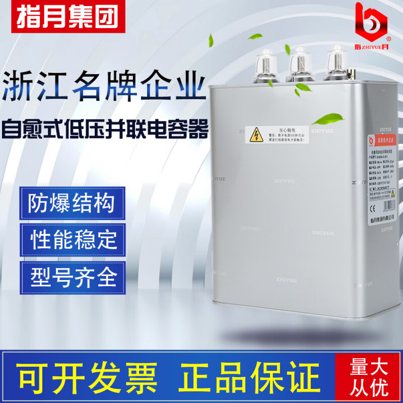 Zhiyue Group BSMJ0.4-15/16/20/25/30/40/50-3/1 self-healing parallel power capacitor 0.4-60-3