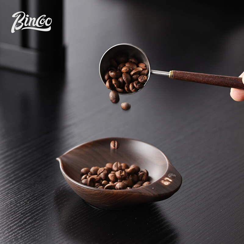 Bincoo coffee bean weighing electronic scale hand brewing weighing grinding bean weighing scale digital display can time the bean dish display plate