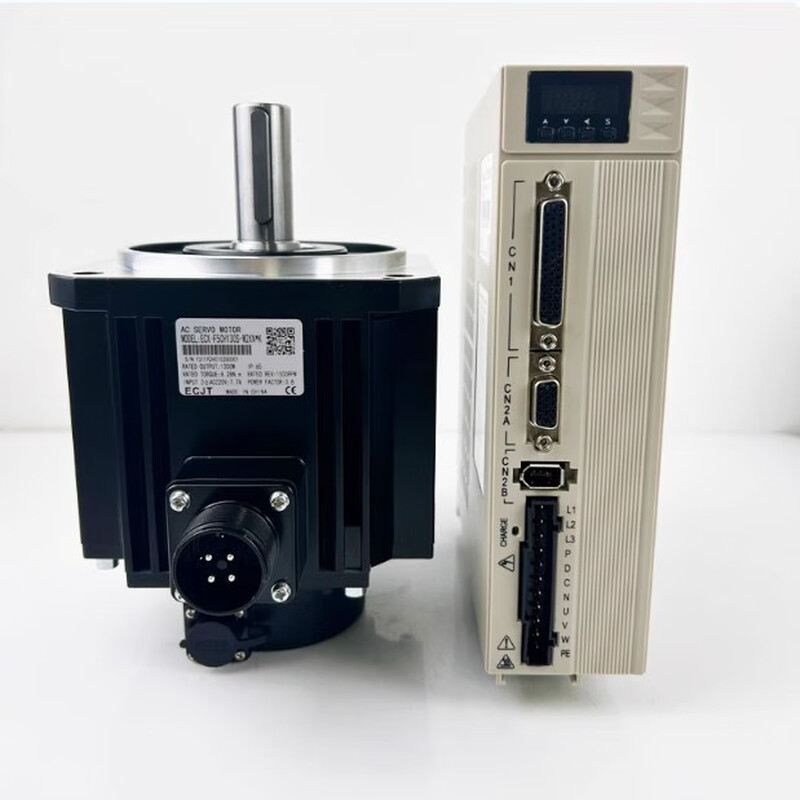 Yue Changsheng 60/80/110/130 AC servo motor set 400W750W bus ECAT/communication 485 driver 130 servo 1.3KW8.4Nm1500 turn set 5V pulse signal horizontal use