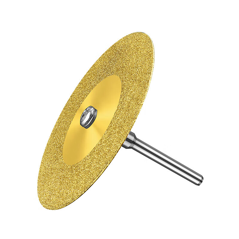 XinGong titanium-plated diamond small slice tile glass ceramic jade cutting piece beauty seam tool special seam clearing polishing piece silver set of 10 pieces boxed