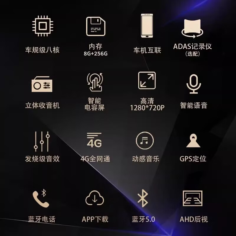 Xinxunhang is suitable for Wuling Yangguang 360 panoramic image reverse navigation Bluetooth interconnected car central control screen navigation all-in-one machine quad-core (2+32) Carplay nationwide installation + large screen + rear view + front recording