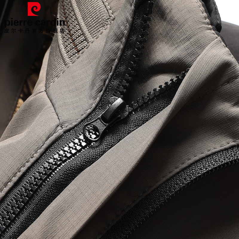 Pierre Cardin 90% white goose down jacket men's winter thickened velvet mid-length multi-wear removable liner to keep warm