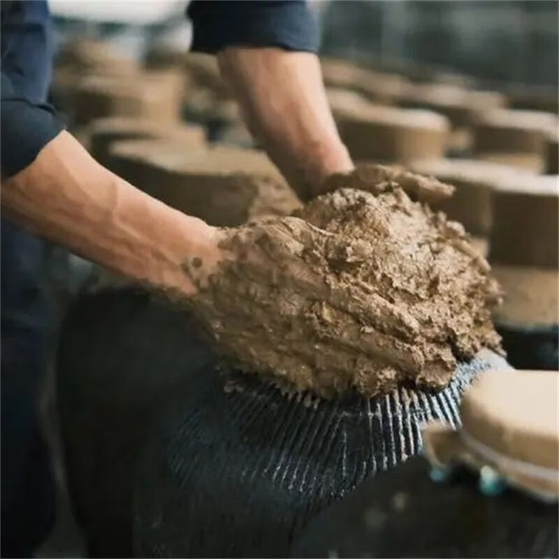 Zhiyao jar sealing yellow soil red soil sealing storage material jar mud wine jar natural kraft paper 5 pounds of dry yellow soil