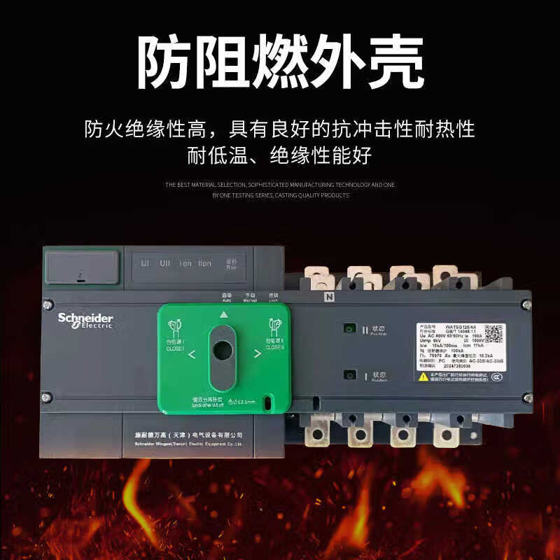 Schneider Wangao dual power automatic transfer switch WATSG-100A/4P63A/4P/250A400A630A black 4px1A