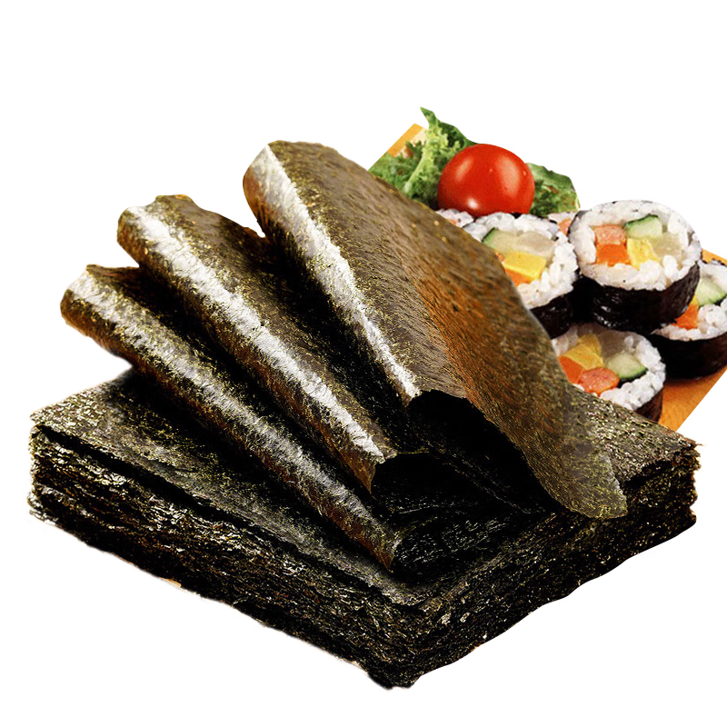 Mankoujia Sushi Seaweed Large Piece Packed Seaweed Children's Ingredients Set Special for Seaweed Rice 30 Large Sheets Total 84g