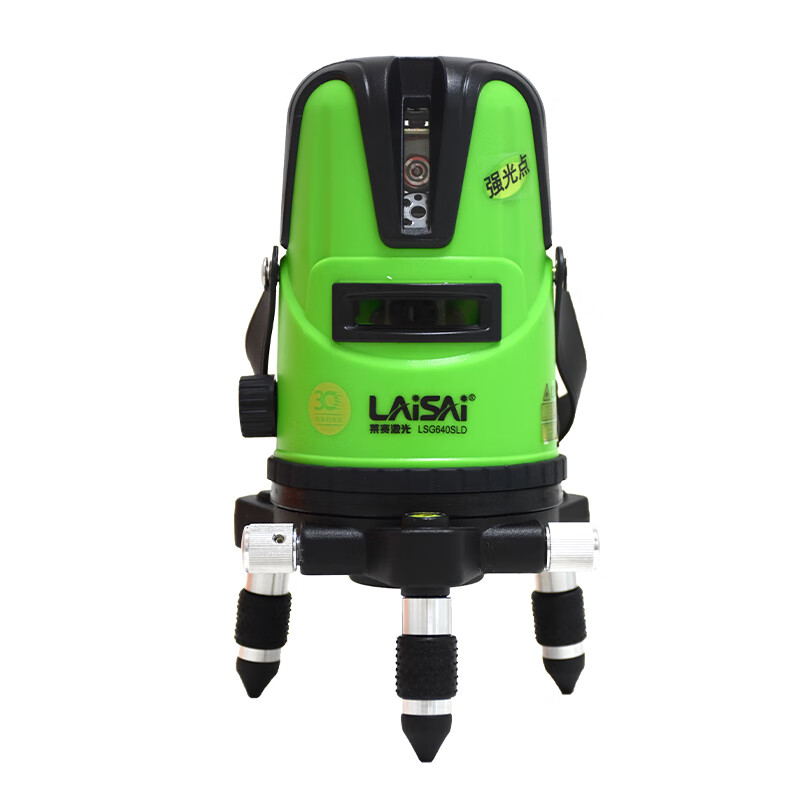 Laser Laser 30th Anniversary Commemorative Edition Laser Level High-precision Strong Light Thin Line Wall-mounted Construction Site Leveling LSG640SLD Green Light 5-Line Commemorative Edition Standard