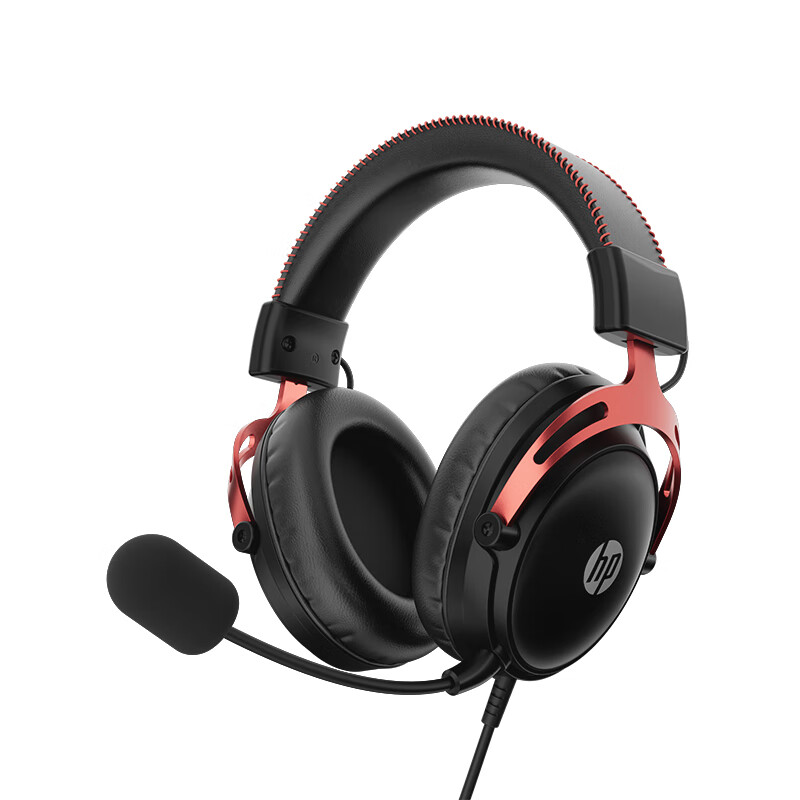 HP (HP) GH20 gaming headset headset wired headset e-sports Internet cafe game chicken delta FPS game listening position identification suitable for Shadow Elf wired version black and red