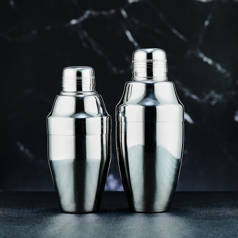 Bar soul standard three-stage shaker 304 stainless steel classic Japanese shaker professional British bartender shaker classic large size 500ml regular recommendation
