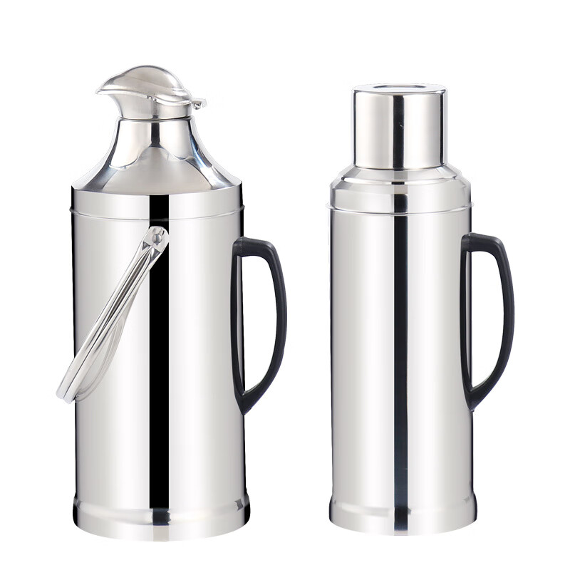 Thickened stainless steel shell household thermos kettle thermos thermos boiling water purchasing agent coffee color complete set with inner tank 3200ml