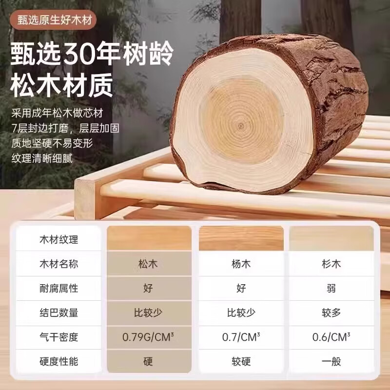 Xiule all solid wood desk home bedroom desktop computer table simple rental house desk rectangular office desk all pine + single table wood color 60*40CM