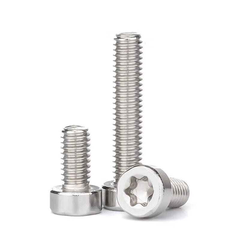 Ni Zhier thin head 304 stainless steel anti-theft and anti-tampering inner torx screw cup head flower-shaped cylindrical head screw M1. M6*25 (1,000 pieces)