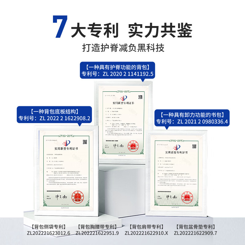 Dr. Jiang (DR KONG) spine protection and load-reducing schoolbag boys junior high school students 6th grade middle school students lightweight large-capacity backpack high school students backpack