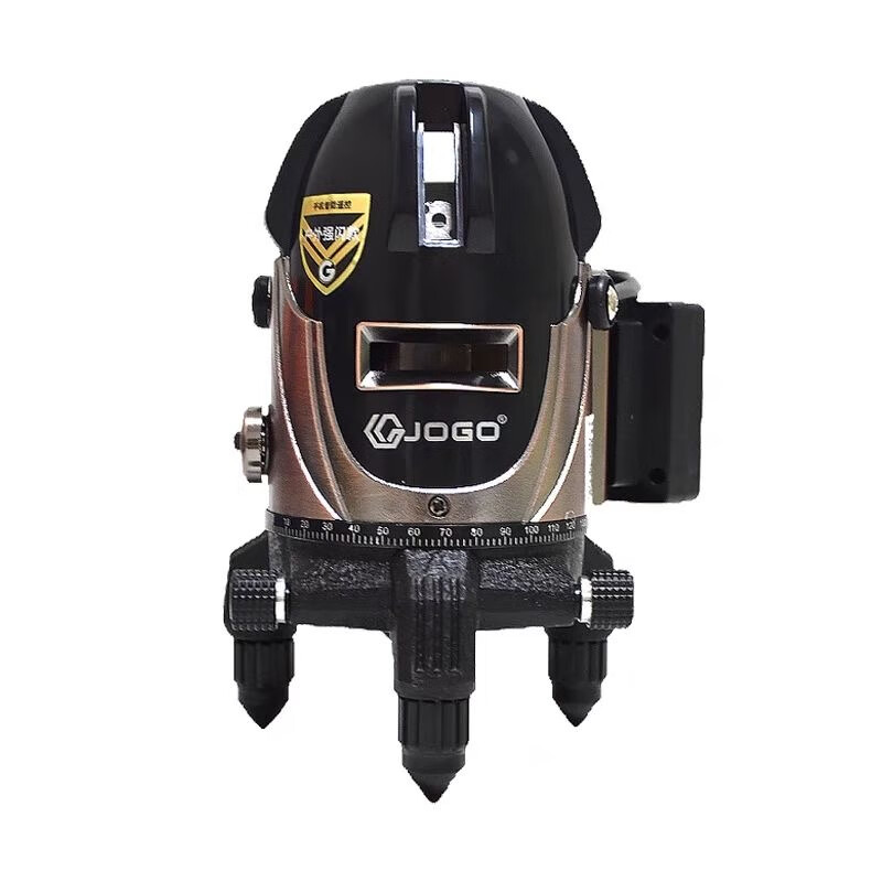 Jiugu level meter new 2/5/12 line super bright green light level meter infrared laser floor stick high precision Jiugu 2 lines (two batteries and one charge)