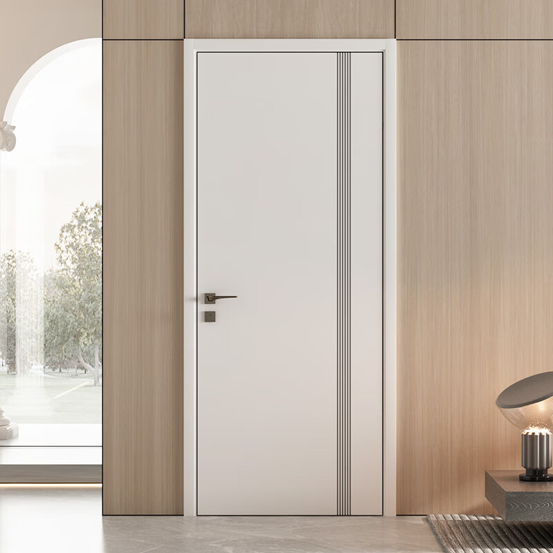Whole house customized bathroom door, kitchen and bathroom door, bedroom door wooden door, whole house interior door 5999 5999 yuan/master bedroom door*1+secondary bedroom door*1+bathroom waterproof door*