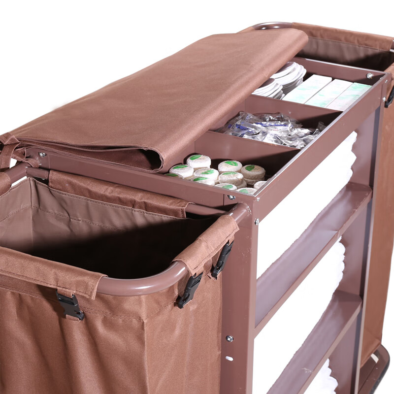 Bonison hotel room linen cart cleaning cart work cart door cart dust-proof bag anti-dirty cloth cover cloth long cover cloth