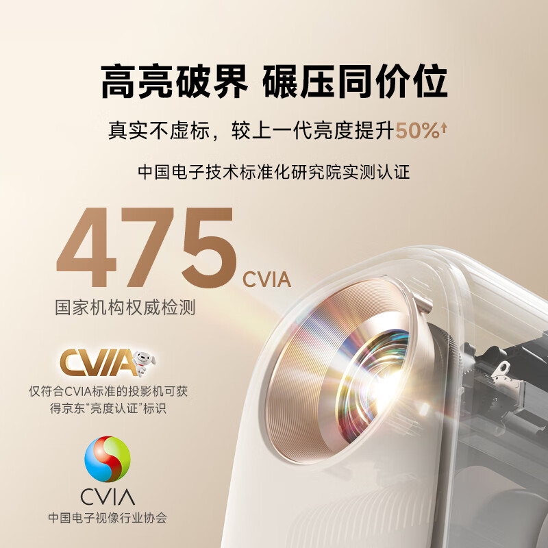 Haqu Q1 Max projector home home theater true 1080P HD smart portable bedroom dormitory projector (10,000 yuan TV-level chip)