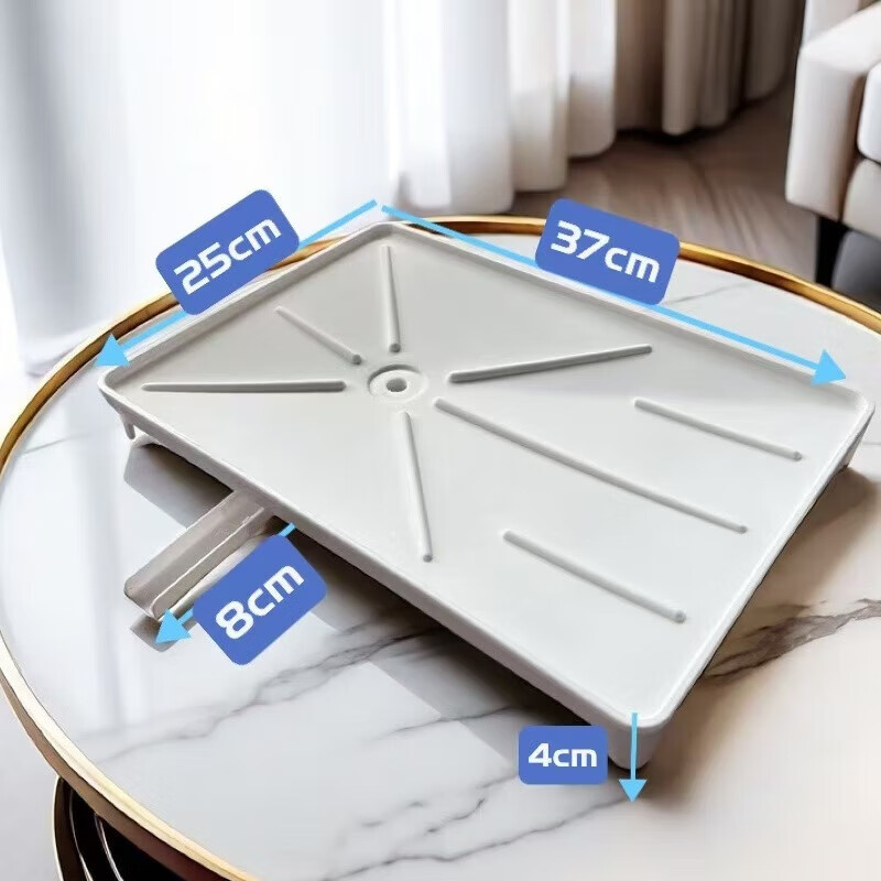 Shantou Lincun Kitchen Drain Basket Drainage Tray Dishes Desktop Multifunctional Heightened Drainage Tray Living Room Storage Drainage Base Large White Drainage Tray
