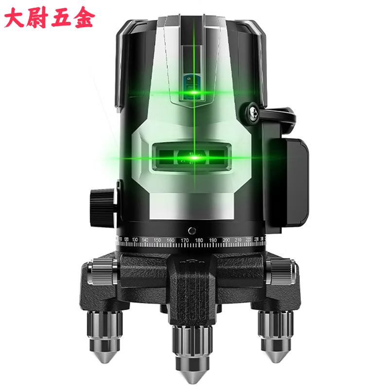 Captain German quality large ring level meter green light 2 lines 3 lines 5 lines high-precision strong light remote control blue light German 2 lines outdoor visible large lithium battery