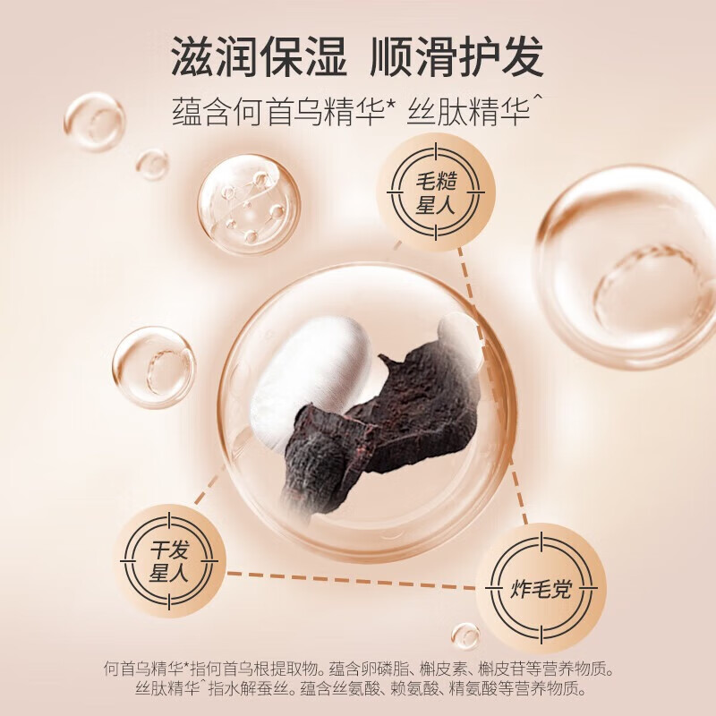 Bee Flower Conditioner Large Capacity for Women and Men Repairs Dry and Frizzy Long-lasting Fragrance Smooth and Dye-Permed Repairs Fluffy Shouwu Hair Conditioner 1L