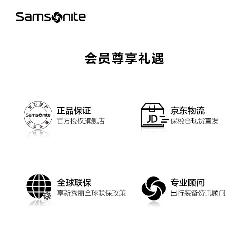 Samsonite high-value suitcase, sturdy, durable, large-capacity, fashionable suitcase, trolley suitcase, suitcase DX4, dark gray 20 inches