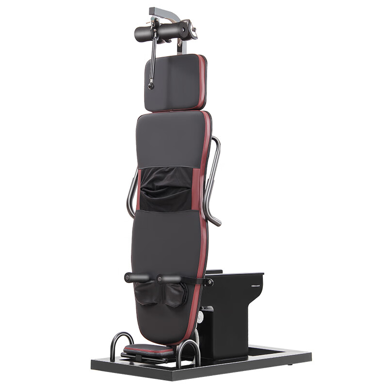 DEWEINUO inversion machine electric home fitness equipment JTH traction upside down cervical and lumbar intervertebral disc stretching artifact 634 dual motor + air bag waist + power outage protection