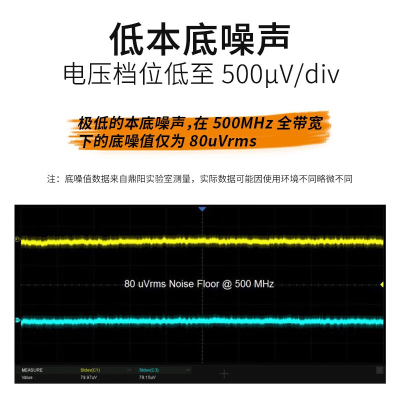Dingyang digital oscilloscope SDS2504X Plus 500M four-channel + passive probe SP2035A-350M package