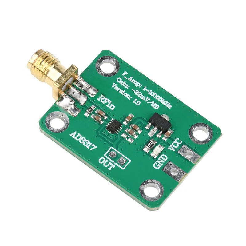 AD8317 logarithmic detector RF module power meter 1M-10000MHz RF signal power detection Default