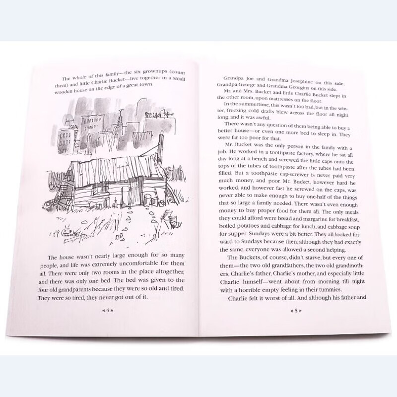 Original English version of Charlie and the Chocolate Factory Roald Dahl children's novel Charlie and the Chocolate Factory