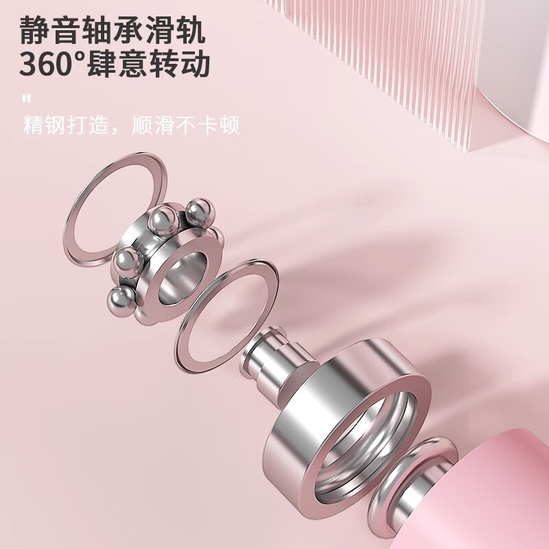 Xunbei Abdominal Muscle Roulette Sliding Shaping Abdominal Wheel for Men and Women Home Abdominal Tray Fitness Four-Wheel Fitness Abdominal Trainer to Remove Belly Fat Physical Fitness Fat Burning Sliding Disk Pink Comes with Support Pad