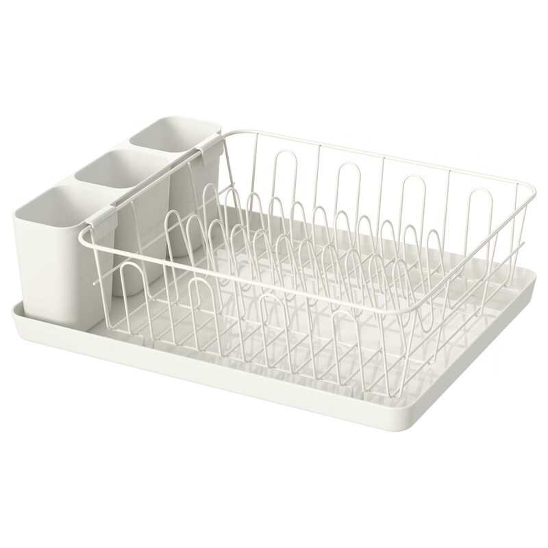 IKEA VARIERA tableware rack drain rack dish rack drain rack kitchen household tableware drain rack white 42x30cm