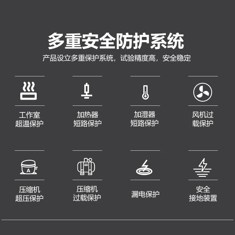 High and low temperature test chamber, small thermal and cold shock and humidity and heat aging all-in-one machine, programmable constant temperature and humidity test chamber QZ-GDW-15L