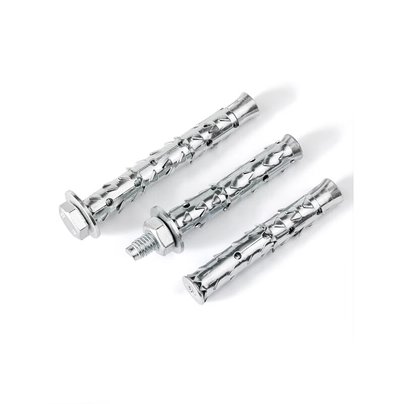 Thousand-speed wheel through mountain thorn expansion screw hollow brick lightweight brick special expansion bolt fish scale expansion tube M8*150 (5 pieces)