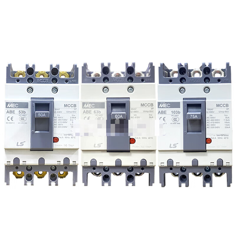 LS Electricity Molded Case Circuit Breaker ABE ABS103b53b63b203b403b603B Air Switch 3P 403b ABE Economical Type