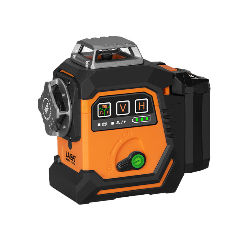 Laser laser 12-line leveler high-precision strong light thin line LSG6668 wall mounter automatic leveling LSG6668 green light 12-line wall mounter 30 mW standard 1