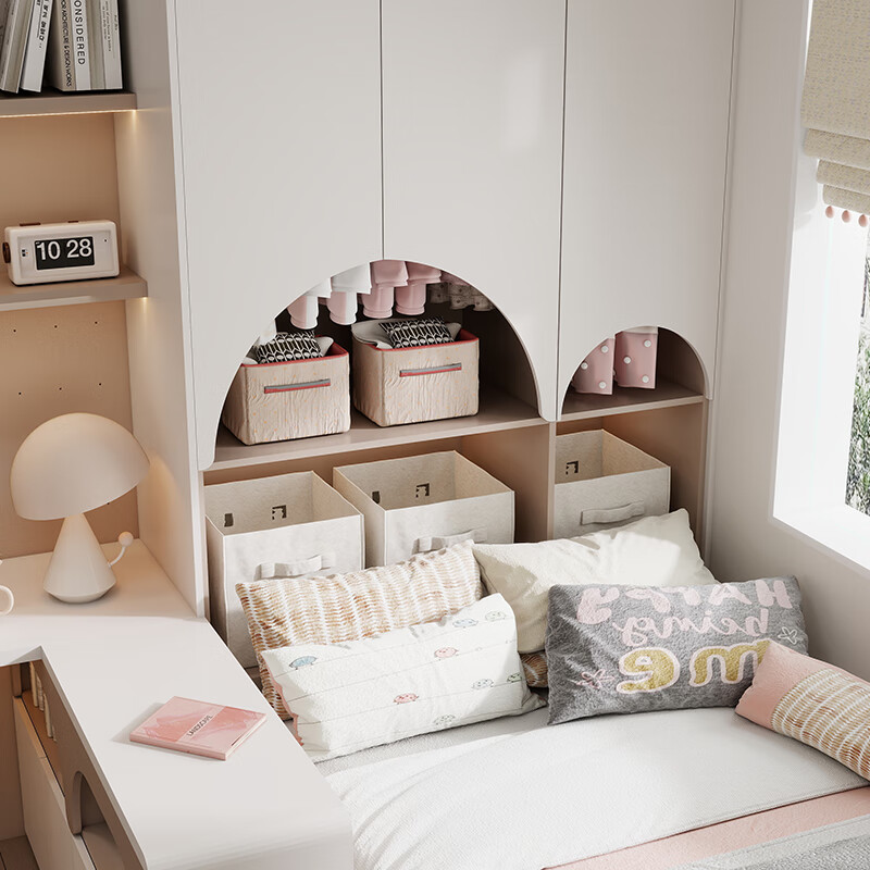 Quanyou (QUANU) Quanyou whole house customized tatami desk and bed integrated small apartment multi-functional storage children's room wardrobe customization 799/ (Tatami mats are not allowed, the specific amount is subject to the design plan)