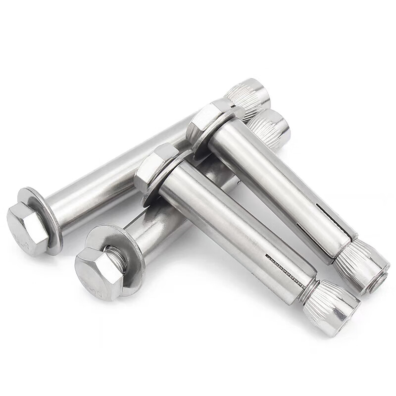 Jingxuan 304 stainless steel expansion screw external hexagonal internal expansion lengthened pull explosion internal forced built-in expansion tube m6m8m10 M8*80 (15 pieces) 304