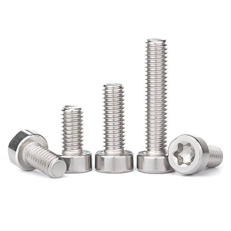 Ni Zhier thin head 304 stainless steel anti-theft and anti-tampering inner torx screw cup head flower-shaped cylindrical head screw M1. M6*25 (1,000 pieces)
