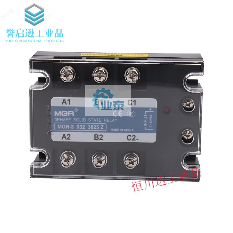 MGR-3 032 JGX SSR-3 three-phase solid state relay DC controlled AC 3840Z10 25 60 80A The following is AC controlled AC
