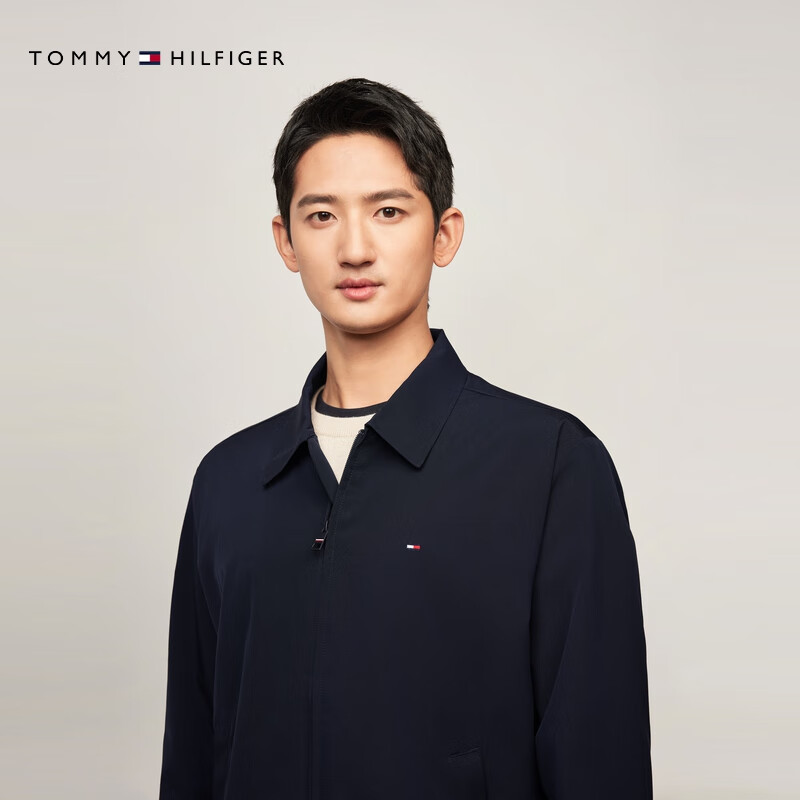 Tommy Hilfiger25 new spring and summer men's business casual sports breathable windproof and waterproof lapel executive jacket jacket