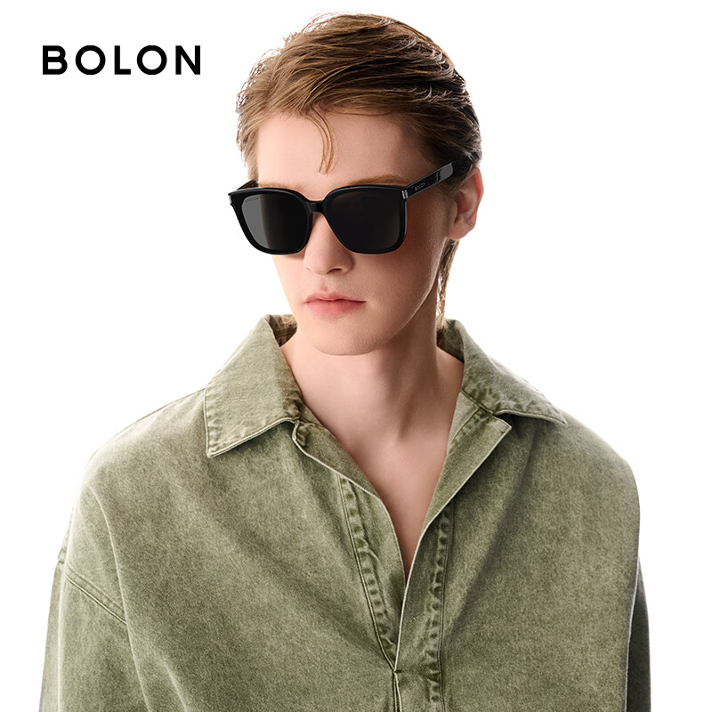 BOLON Tyrannosaurus glasses Wang Hedi's same style polarized sunscreen versatile sunglasses driving sunglasses for men and women trendy BL3151C10