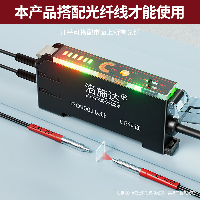 Yue Changsheng fiber amplifier sensor E3X-NA11 through-beam diffuse reflection color sensing photoelectric switch full Chinese dual digital display ZW-WA1PPNP type