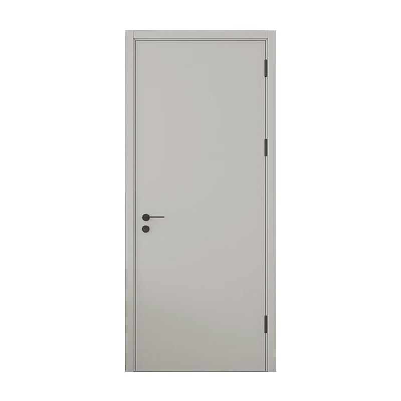 Oupai (OUPAI) Oupai wooden door bedroom door indoor wooden door room door paint-free solid wood composite door set door silent door no paint door and door frame a set of customized Jiangshan wooden door package installation 4F moonlight white complete set of doors double package door package + Oupai high-quality hardware + locks customized