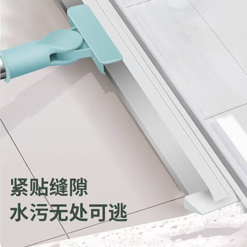 Magic Broom Sweeping Silicone Floor Scraper Broom Bathroom Toilet Wiper Sweeping Hair 50cm Ordinary 80CM Pole