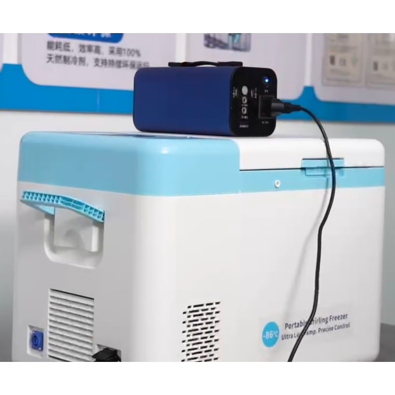Chien Cheng Sterling-86 ultra-low temperature cryogenic vehicle-mounted portable biomedical refrigerator mobile freezer experimental medical supplies storage box can be exported for foreign trade -60W25