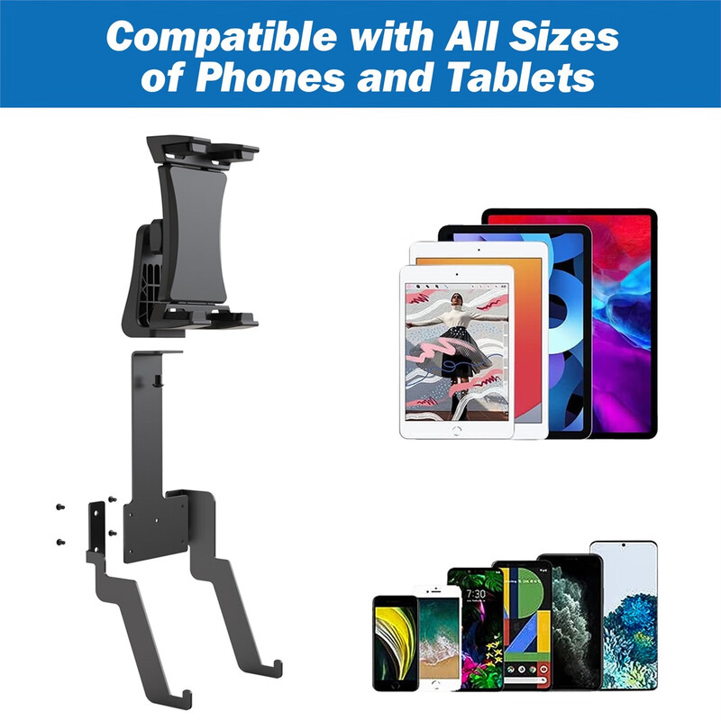 He Jiagong Concept2 rowing body accessories mobile phone tablet integrated holder 13.5 inches suitable for C2 accessories C2 accessories