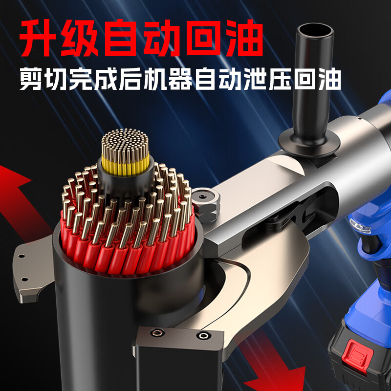 Siemold electric hydraulic cable cutter rechargeable open-type wire cutting clamp shearing pliers cutting tool 65C digital display shear within 65MM